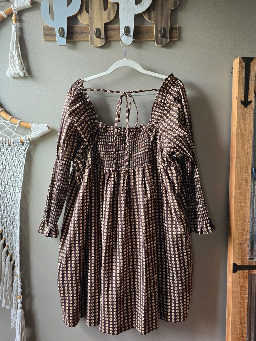 Free People Star Dip Printed Mini Dress Nwt - Picture 5 of 10